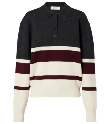 Rohe Róhe Wool and cashmere polo sweater | Thumbnail 1 Rohe Róhe Wool and cashmere polo sweater | Thumbnail 1