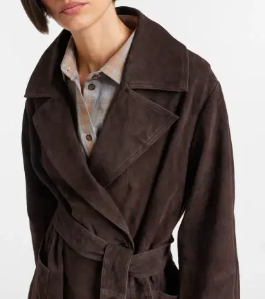Rohe Róhe Suede wrap coat | Thumbnail 3 Rohe Róhe Suede wrap coat | Thumbnail 3