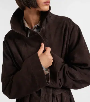 Rohe Róhe Suede wrap coat | Thumbnail 4 Rohe Róhe Suede wrap coat | Thumbnail 4