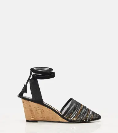 Valentino Garavani La Cruisette embellished espadrille wedges | Thumbnail 4 Valentino Garavani La Cruisette embellished espadrille wedges | Thumbnail 4