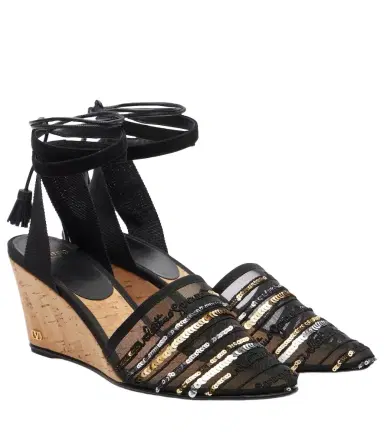 Valentino Garavani La Cruisette embellished espadrille wedges | Thumbnail 1 Valentino Garavani La Cruisette embellished espadrille wedges | Thumbnail 1