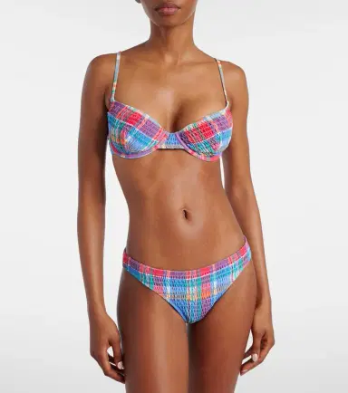 Polo Ralph Lauren Devin Hipster checked bikini bottoms | Thumbnail 4 Polo Ralph Lauren Devin Hipster checked bikini bottoms | Thumbnail 4