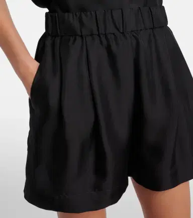 Asceno Zurich silk twill shorts | Thumbnail 4 Asceno Zurich silk twill shorts | Thumbnail 4