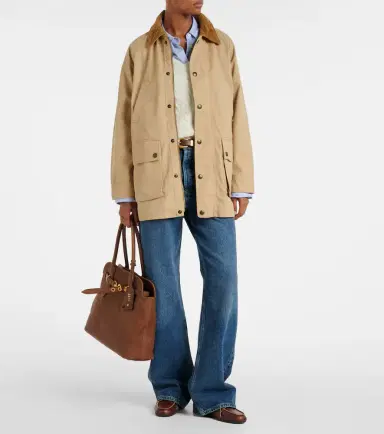 Polo Ralph Lauren Corduroy-trimmed cotton field jacket | Thumbnail 2 Polo Ralph Lauren Corduroy-trimmed cotton field jacket | Thumbnail 2