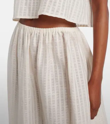 ASCENO Rafaela cotton and linen maxi skirt | Thumbnail 5 ASCENO Rafaela cotton and linen maxi skirt | Thumbnail 5