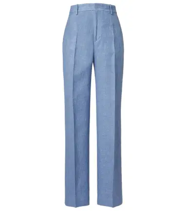 Polo Ralph Lauren Linen and cotton twill wide-leg pants | Thumbnail 1 Polo Ralph Lauren Linen and cotton twill wide-leg pants | Thumbnail 1
