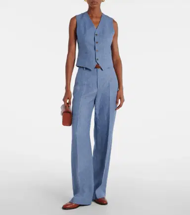 Polo Ralph Lauren Linen and cotton twill vest | Thumbnail 2 Polo Ralph Lauren Linen and cotton twill vest | Thumbnail 2