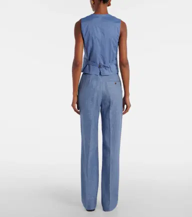 Polo Ralph Lauren Linen and cotton twill vest | Thumbnail 4 Polo Ralph Lauren Linen and cotton twill vest | Thumbnail 4