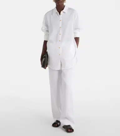 Asceno Aurelia linen wide-leg pants | Thumbnail 2 Asceno Aurelia linen wide-leg pants | Thumbnail 2