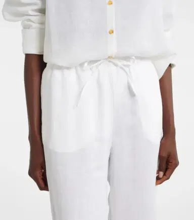 Asceno Aurelia linen wide-leg pants | Thumbnail 3 Asceno Aurelia linen wide-leg pants | Thumbnail 3