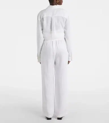 Asceno Aurelia linen wide-leg pants | Thumbnail 4 Asceno Aurelia linen wide-leg pants | Thumbnail 4