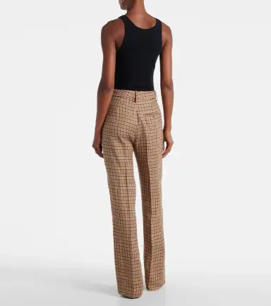 Polo Ralph Lauren Checked linen straight pants | Thumbnail 2 Polo Ralph Lauren Checked linen straight pants | Thumbnail 2