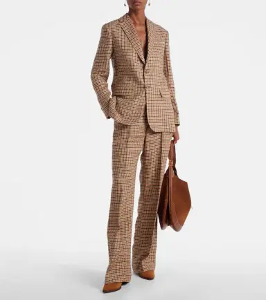 Polo Ralph Lauren Checked linen straight pants | Thumbnail 5 Polo Ralph Lauren Checked linen straight pants | Thumbnail 5