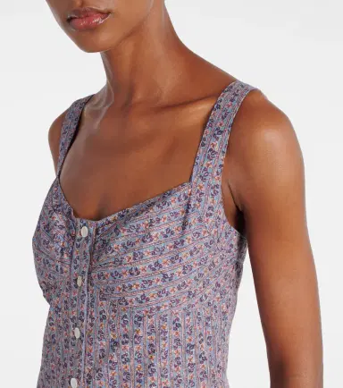 Polo Ralph Lauren Floral cotton midi dress | Thumbnail 2 Polo Ralph Lauren Floral cotton midi dress | Thumbnail 2