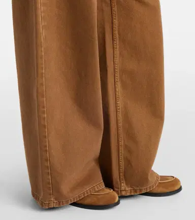 Ami Paris Cotton twill wide-leg pants | Thumbnail 4 Ami Paris Cotton twill wide-leg pants | Thumbnail 4