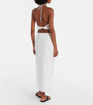 SIR Azura cotton wrap skirt | Thumbnail 4 SIR Azura cotton wrap skirt | Thumbnail 4