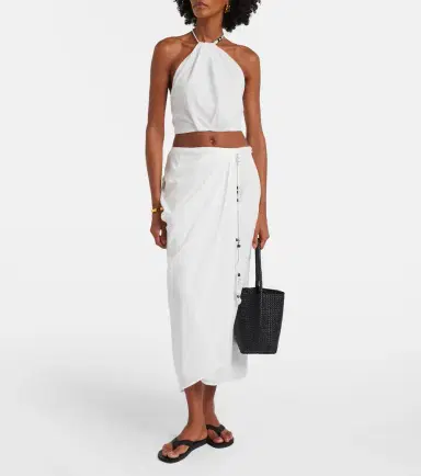 SIR Azura halterneck cotton top | Thumbnail 3 SIR Azura halterneck cotton top | Thumbnail 3