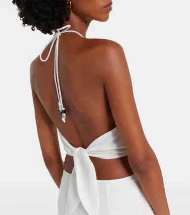 SIR Azura halterneck cotton top | Thumbnail 4 SIR Azura halterneck cotton top | Thumbnail 4
