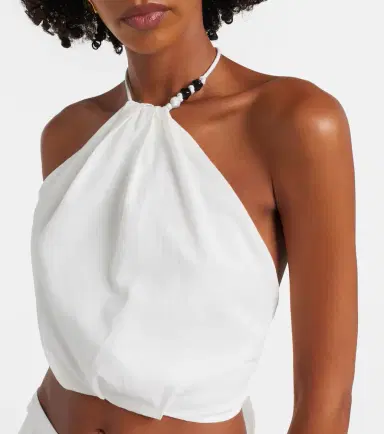 SIR Azura halterneck cotton top | Thumbnail 5 SIR Azura halterneck cotton top | Thumbnail 5