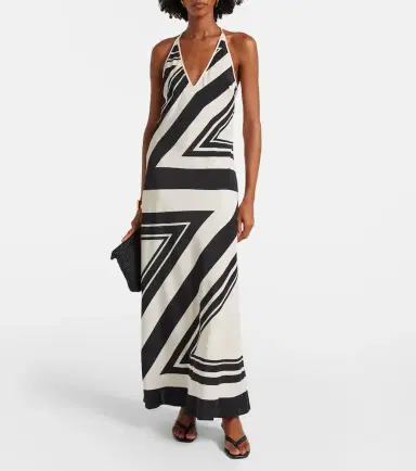 SIR Pietra printed silk crêpe maxi dress | Thumbnail 2 SIR Pietra printed silk crêpe maxi dress | Thumbnail 2
