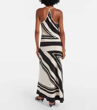 SIR Pietra printed silk crêpe maxi dress | Thumbnail 5 SIR Pietra printed silk crêpe maxi dress | Thumbnail 5
