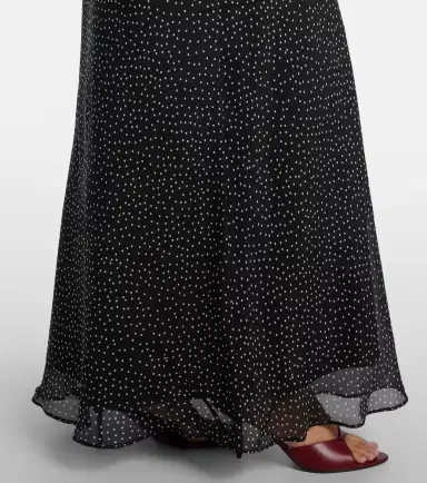 SIR Polka-dot silk maxi dress | Thumbnail 4 SIR Polka-dot silk maxi dress | Thumbnail 4