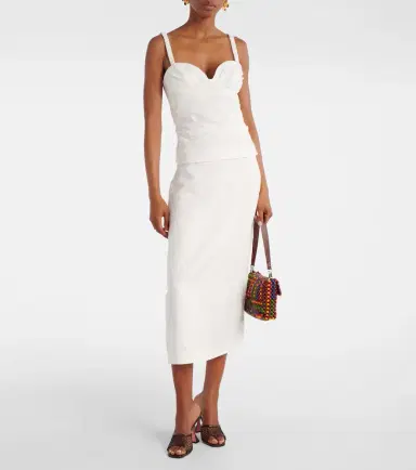 SIR Alessandra embroidered linen top | Thumbnail 4 SIR Alessandra embroidered linen top | Thumbnail 4