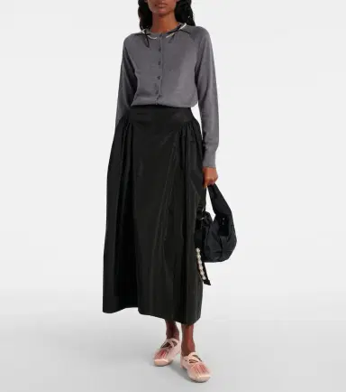 Simone Rocha Embellished wool and silk cardigan | Thumbnail 2 Simone Rocha Embellished wool and silk cardigan | Thumbnail 2