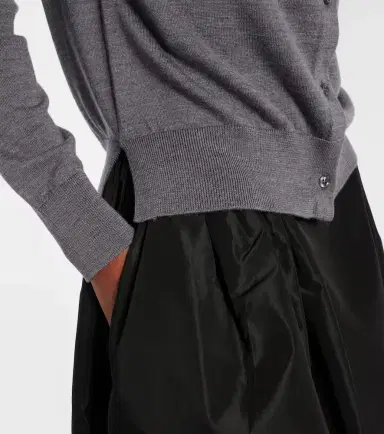 Simone Rocha Embellished wool and silk cardigan | Thumbnail 3 Simone Rocha Embellished wool and silk cardigan | Thumbnail 3