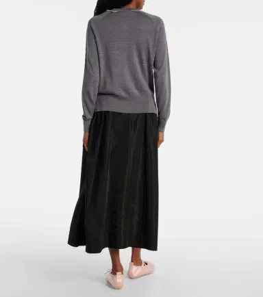 Simone Rocha Embellished wool and silk cardigan | Thumbnail 5 Simone Rocha Embellished wool and silk cardigan | Thumbnail 5
