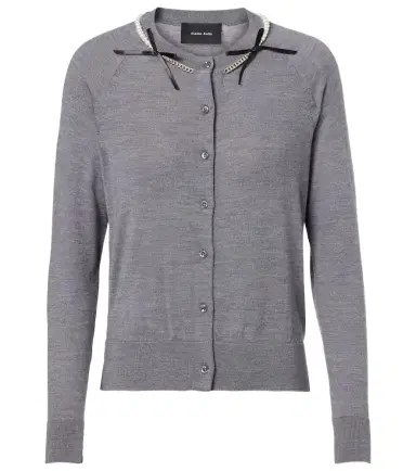 Simone Rocha Embellished wool and silk cardigan | Thumbnail 1 Simone Rocha Embellished wool and silk cardigan | Thumbnail 1