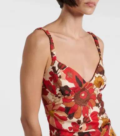 SIR Primrose floral linen minidress | Thumbnail 4 SIR Primrose floral linen minidress | Thumbnail 4