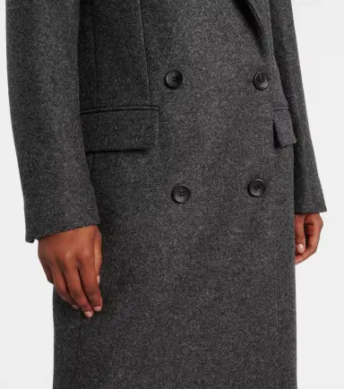 Isabel Marant Irene double-breasted virgin wool coat | Thumbnail 3 Isabel Marant Irene double-breasted virgin wool coat | Thumbnail 3