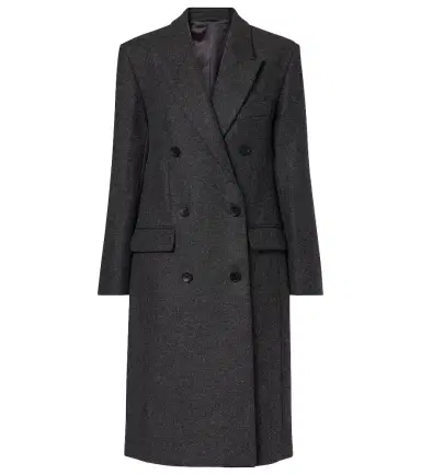 Isabel Marant Irene double-breasted virgin wool coat | Thumbnail 1 Isabel Marant Irene double-breasted virgin wool coat | Thumbnail 1