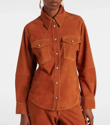 Isabel Marant Delcia suede shirt | Thumbnail 3 Isabel Marant Delcia suede shirt | Thumbnail 3
