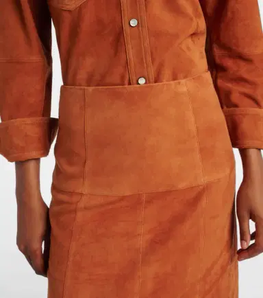 Isabel Marant Devy suede midi skirt | Thumbnail 4 Isabel Marant Devy suede midi skirt | Thumbnail 4