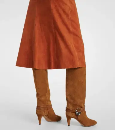 Isabel Marant Devy suede midi skirt | Thumbnail 5 Isabel Marant Devy suede midi skirt | Thumbnail 5