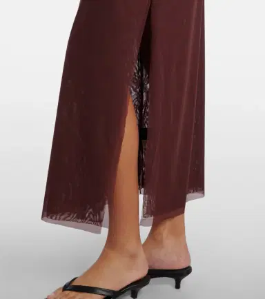 SIR High-rise jersey midi skirt | Thumbnail 5 SIR High-rise jersey midi skirt | Thumbnail 5
