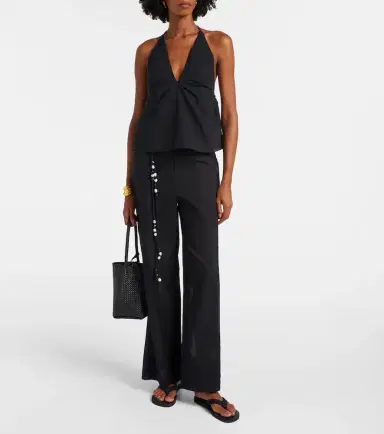 SIR Azura halterneck cotton top | Thumbnail 2 SIR Azura halterneck cotton top | Thumbnail 2