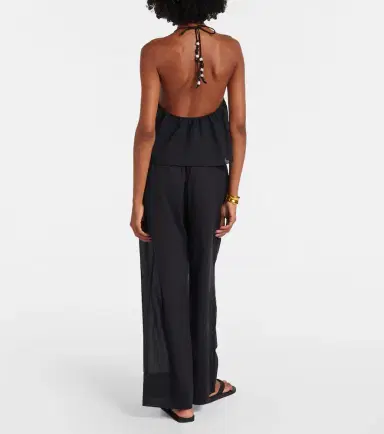 SIR Azura halterneck cotton top | Thumbnail 5 SIR Azura halterneck cotton top | Thumbnail 5