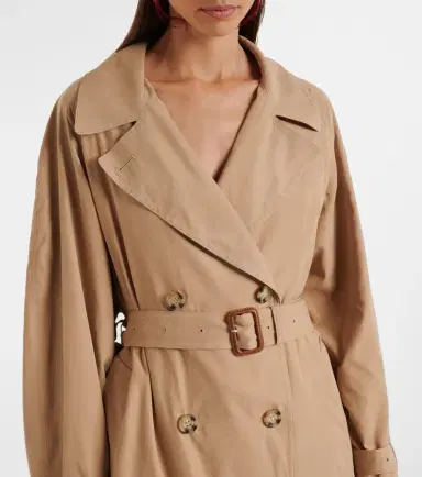 Isabel Marant Elea belted double-breasted coat | Thumbnail 3 Isabel Marant Elea belted double-breasted coat | Thumbnail 3