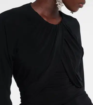 Isabel Marant Gaetane draped jersey top | Thumbnail 4 Isabel Marant Gaetane draped jersey top | Thumbnail 4