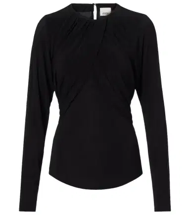 Isabel Marant Gaetane draped jersey top | Thumbnail 1 Isabel Marant Gaetane draped jersey top | Thumbnail 1