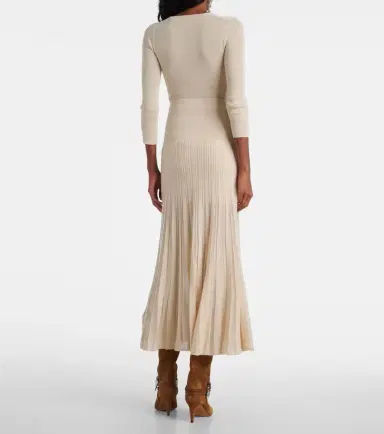 Isabel Marant Ezra pleated semi-sheer crêpe skirt | Thumbnail 2 Isabel Marant Ezra pleated semi-sheer crêpe skirt | Thumbnail 2