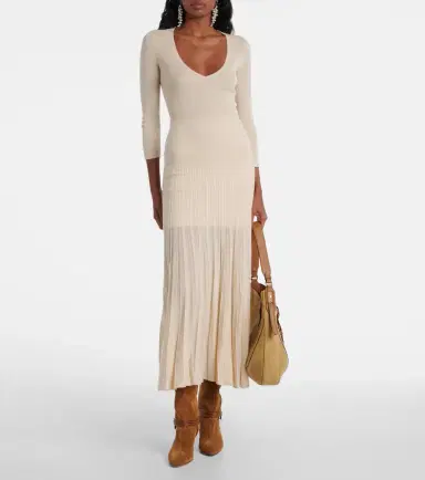 Isabel Marant Ezra pleated semi-sheer crêpe skirt | Thumbnail 5 Isabel Marant Ezra pleated semi-sheer crêpe skirt | Thumbnail 5