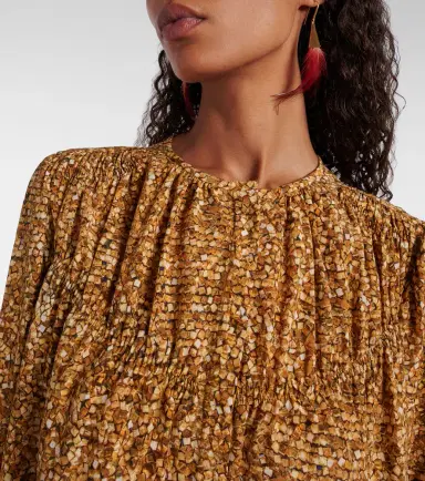 Isabel Marant Sally printed silk-blend blouse | Thumbnail 5 Isabel Marant Sally printed silk-blend blouse | Thumbnail 5