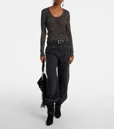 Isabel Marant Thalia lamé top | Thumbnail 2 Isabel Marant Thalia lamé top | Thumbnail 2