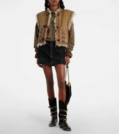 Marant Etoile Clemencia embroidered vest | Thumbnail 5 Marant Etoile Clemencia embroidered vest | Thumbnail 5