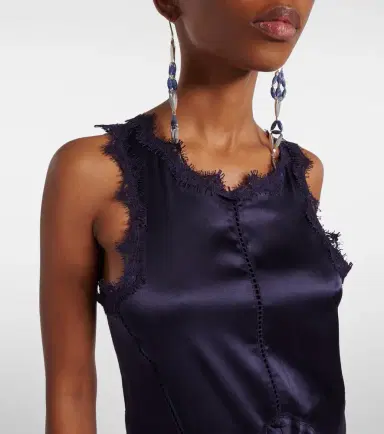 Isabel Marant Jadelia silk-blend satin midi dress | Thumbnail 6 Isabel Marant Jadelia silk-blend satin midi dress | Thumbnail 6
