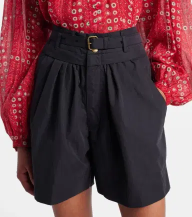 Marant Etoile Danica cotton-blend Bermuda shorts | Thumbnail 4 Marant Etoile Danica cotton-blend Bermuda shorts | Thumbnail 4